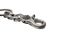 画像をギャラリービューアに読み込む, CHROME HEARTS クロムハーツ ショートクラシックリンク キーリング キーホルダー 2LINK 重量約53.7g シルバー925 美品 中古 4b008840