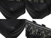 画像をギャラリービューアに読み込む, 極美品 LOUIS VUITTON ルイヴィトン × NIGO コラボ キーポルXS ハンドバッグ ストラップ付 M81010 ブラック モノグラム ドリップ 中古 4b008845