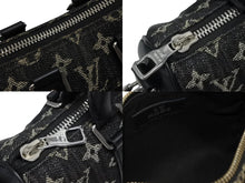 画像をギャラリービューアに読み込む, 極美品 LOUIS VUITTON ルイヴィトン × NIGO コラボ キーポルXS ハンドバッグ ストラップ付 M81010 ブラック モノグラム ドリップ 中古 4b008845