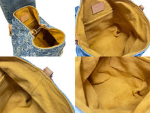 画像をギャラリービューアに読み込む, 希少 LOUIS VUITTON ルイヴィトン ミニリュック サックアドPM モノグラムデニム M95057 インディゴ ゴールド金具 美品 中古 4b008846