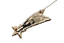 画像をギャラリービューアに読み込む, CHANEL シャネル ブローチ 流れ星 ココマーク カンボン B25V レジン メタル ゴールド ブラック 美品 中古 4b008850