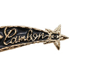 画像をギャラリービューアに読み込む, CHANEL シャネル ブローチ 流れ星 ココマーク カンボン B25V レジン メタル ゴールド ブラック 美品 中古 4b008850