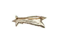 画像をギャラリービューアに読み込む, CHANEL シャネル ブローチ 流れ星 ココマーク カンボン B25V レジン メタル ゴールド ブラック 美品 中古 4b008850