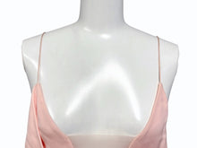 画像をギャラリービューアに読み込む, CELINE セリーヌ フィービー期 キャミソール ピンク レーヨン ナイロン ポリウレタン サイズ 36 美品 中古 4b008852