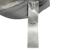 画像をギャラリービューアに読み込む, 極美品 CELINE セリーヌ トラックスーツパンツ ベルベットジャージー サイズS RP066748Q グレー ネイビー アイボリー 中古 4b008853