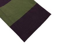 画像をギャラリービューアに読み込む, 極美品 DRIES VAN NOTEN ドリス ヴァン ノッテン 24SS ボーダー トラックパンツ コットン グリーン パープル ホワイト サイズ34 中古 4b008855