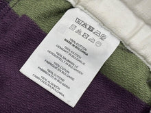 画像をギャラリービューアに読み込む, 極美品 DRIES VAN NOTEN ドリス ヴァン ノッテン 24SS ボーダー トラックパンツ コットン グリーン パープル ホワイト サイズ34 中古 4b008855