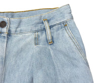 画像をギャラリービューアに読み込む, DRIES VAN NOTEN ドリス ヴァン ノッテン PAMPLONA パンプローナ バギージーンズ 010922 サイズXS ブルー 24AW 美品 中古 4b008856