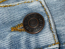 画像をギャラリービューアに読み込む, DRIES VAN NOTEN ドリス ヴァン ノッテン PAMPLONA パンプローナ バギージーンズ 010922 サイズXS ブルー 24AW 美品 中古 4b008856