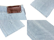 画像をギャラリービューアに読み込む, DRIES VAN NOTEN ドリス ヴァン ノッテン PAMPLONA パンプローナ バギージーンズ 010922 サイズXS ブルー 24AW 美品 中古 4b008856