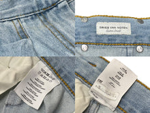 画像をギャラリービューアに読み込む, DRIES VAN NOTEN ドリス ヴァン ノッテン PAMPLONA パンプローナ バギージーンズ 010922 サイズXS ブルー 24AW 美品 中古 4b008856