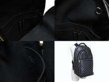 画像をギャラリービューアに読み込む, 極美品 LOUISVUITTON ルイヴィトン ミカエル バックパック リュック N58024 ダミエグラフィット ブラック 中古 4b008860