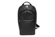 画像をギャラリービューアに読み込む, 極美品 LOUISVUITTON ルイヴィトン ミカエル バックパック リュック N58024 ダミエグラフィット ブラック 中古 4b008860