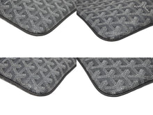 Load image into Gallery viewer, GOYARD ゴヤール セナMGM クラッチバッグ ゴヤールディンキャンバス グレー フランス製 シルバー金具 美品 中古 4b008874