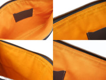 Load image into Gallery viewer, GOYARD ゴヤール セナMGM クラッチバッグ ゴヤールディンキャンバス グレー フランス製 シルバー金具 美品 中古 4b008874