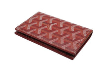 Load image into Gallery viewer, 極美品 GOYARD ゴヤール マルゼルブ カードケース レッド ゴヤールディンキャンバス 中古 4b008879