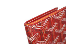Load image into Gallery viewer, 極美品 GOYARD ゴヤール マルゼルブ カードケース レッド ゴヤールディンキャンバス 中古 4b008879