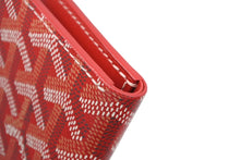 Load image into Gallery viewer, 極美品 GOYARD ゴヤール マルゼルブ カードケース レッド ゴヤールディンキャンバス 中古 4b008879