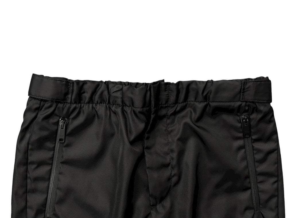 Very Good Condition PRADA Nylon Pants UP0008 S181 I18 Made in Romania Polyamide Black Size 46 Used 4b008886