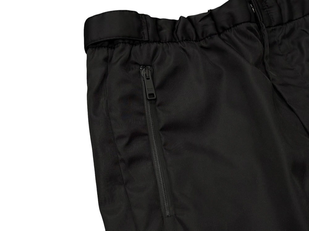 Very Good Condition PRADA Nylon Pants UP0008 S181 I18 Made in Romania Polyamide Black Size 46 Used 4b008886