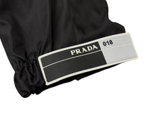 画像をギャラリービューアに読み込む, 極美品 PRADA プラダ ナイロンパンツ UP0008 S181 I18 ルーマニア製 ポリアミド ブラック サイズ46 中古 4b008886