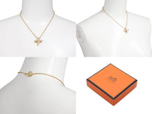 画像をギャラリービューアに読み込む, 極美品 HERMES エルメス ネックレス ペンダント ダイヤモンド リマ 14.0g K18ゴールド 中古 4b008890