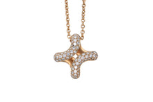 画像をギャラリービューアに読み込む, 極美品 HERMES エルメス ネックレス ペンダント ダイヤモンド リマ 14.0g K18ゴールド 中古 4b008890