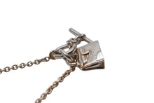 画像をギャラリービューアに読み込む, HERMES エルメス ネックレス チョーカー アミュレットケリー ネックレス 12.5g シルバー925 美品 中古 4b008891