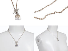 画像をギャラリービューアに読み込む, HERMES エルメス ネックレス チョーカー アミュレットケリー ネックレス 12.5g シルバー925 美品 中古 4b008891