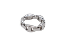 画像をギャラリービューアに読み込む, HERMES エルメス リング 指輪 ヴィンテージ サイズ10号 ルナパーク シルバー925 6.4g 美品 4b008892