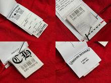 画像をギャラリービューアに読み込む, 新品未使用 CHROME HEARTS クロムハーツ ROLLER SKATES FTBL 長袖Tシャツ サイズXS ナンバリング ホースシュー レッド 中古 4b008897