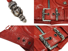 画像をギャラリービューアに読み込む, 極美品 CHROME HEARTS クロムハーツ ROLLONG STONES JJ DEAN ライダースジャケット サイズS G-DRAGON着用モデル リップ＆タン 中古 4b008898