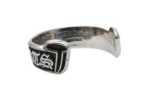 画像をギャラリービューアに読み込む, CHROME HEARTS クロムハーツ BANGLE CH SCROLL LABEL スクロールラベル バングル 重量約85.3g 925刻印 シルバー925 美品 中古 4b008901
