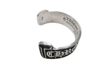 画像をギャラリービューアに読み込む, CHROME HEARTS クロムハーツ BANGLE CH SCROLL LABEL スクロールラベル バングル 重量約85.3g 925刻印 シルバー925 美品 中古 4b008901
