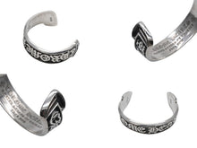 画像をギャラリービューアに読み込む, CHROME HEARTS クロムハーツ BANGLE CH SCROLL LABEL スクロールラベル バングル 重量約85.3g 925刻印 シルバー925 美品 中古 4b008901