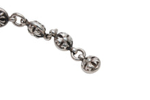 画像をギャラリービューアに読み込む, CHROME HEARTS クロムハーツ クロスボール ブレスレット 重量約64.8g 10LINK 全長約25.5cm 1991/.925刻印 シルバー925 美品 中古 4b008902