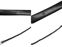画像をギャラリービューアに読み込む, CHROME HEARTS クロムハーツ BLT ROLLER 3PC 1.5inch ローラーベルト 1.5インチ サイズ32 ブラック レザー シルバー925 良品 中古 4b008903