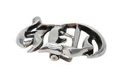 画像をギャラリービューアに読み込む, 極美品 CHROME HEARTS クロムハーツ CH BCKL 1.5inch CHカットアウト バックル 1.5インチ 重量約186.4g 925刻印 シルバー925 中古 4b008905