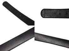 画像をギャラリービューアに読み込む, CHROME HEARTS クロムハーツ ベルト ストラップ サイズ34 セメタリー クロスパッチ シルバー925 レザー 美品 中古 4b008906