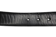 画像をギャラリービューアに読み込む, CHROME HEARTS クロムハーツ ベルト ストラップ サイズ32 ホースシュー ブラック レザー シルバー925 美品 中古 4b008907