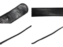 画像をギャラリービューアに読み込む, CHROME HEARTS クロムハーツ ベルト ストラップ サイズ32 ホースシュー ブラック レザー シルバー925 美品 中古 4b008907