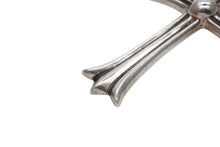 画像をギャラリービューアに読み込む, CHROME HEARTS クロムハーツ ラージクロス ベイル ネックレス 重量約40.0g STERLING刻印 スターリングシルバー 美品 中古 4b008909