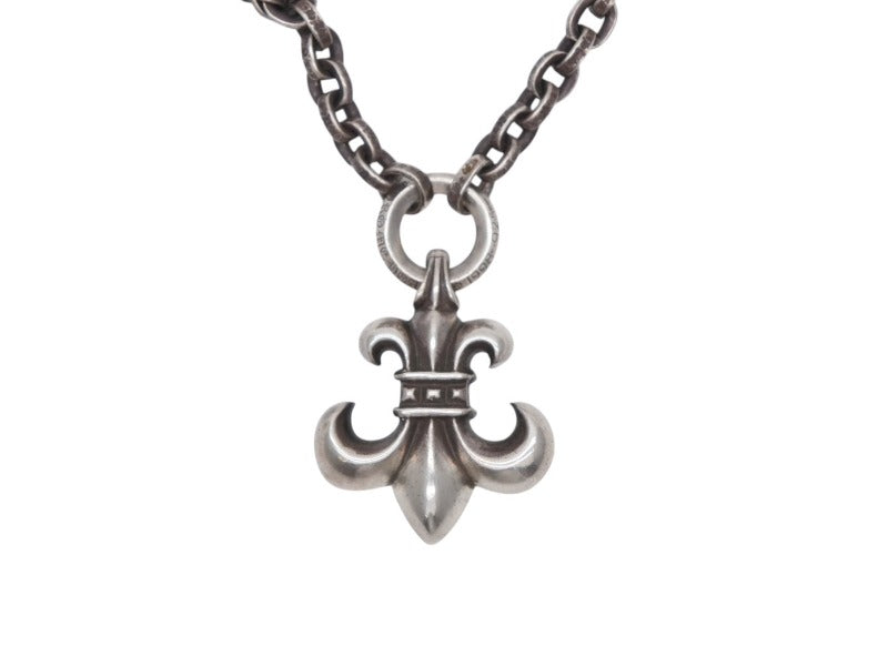 CHROME HEARTS クロムハーツ ネックレス BSフレア Oリング ペーパーチェーン 61.2g シルバー925 サイズ20インチ 美品 中古 4b008910