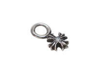 Load image into Gallery viewer, 新品未使用 CHROME HEARTS クロムハーツ CH クロス チャーム DIA ダイヤ 純正 ペンダント チャーム 重量約1.1g CHプラス シルバー925 中古 4b010327