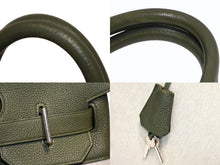 Load image into Gallery viewer, HERMES エルメス Haut a Courroies オータクロア40 ハンドバッグ トゴ トワルアッシュ シルバー金具 U刻印 2022年製 美品 中古 4b012857