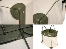 Load image into Gallery viewer, HERMES エルメス Haut a Courroies オータクロア40 ハンドバッグ トゴ トワルアッシュ シルバー金具 U刻印 2022年製 美品 中古 4b012857