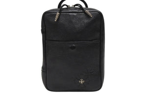 極美品 CHROME HEARTS クロムハーツ エブリデイ キャリー ハンドバッグ CHプラス レザー シルバー925 中古 4b008912