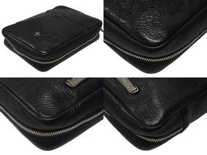 極美品 CHROME HEARTS クロムハーツ エブリデイ キャリー ハンドバッグ CHプラス レザー シルバー925 中古 4b008912