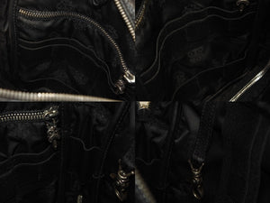 極美品 CHROME HEARTS クロムハーツ エブリデイ キャリー ハンドバッグ CHプラス レザー シルバー925 中古 4b008912