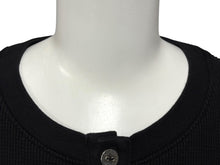 画像をギャラリービューアに読み込む, 極美品 CHROME HEARTS クロムハーツ SAILIN ON THRML サーマル長袖Tシャツ サイズM ブラック セメタリークロス刺繍 中古 4b008915